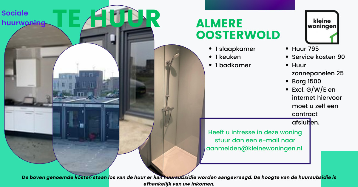 Sociale huurwoning Almere Oosterwold